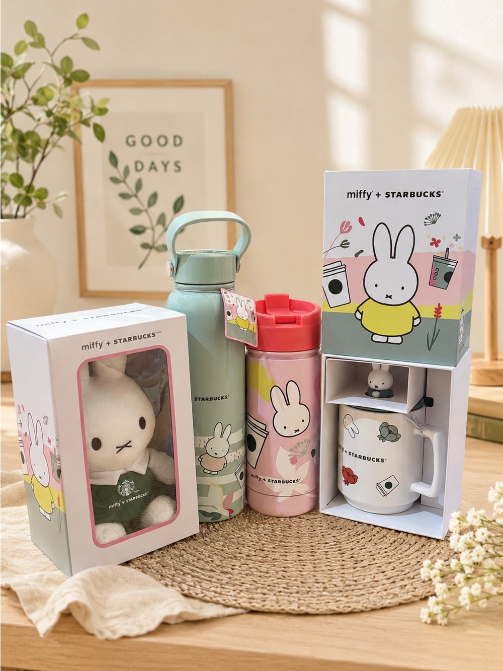 Starbucks Miffy buy all set or sold seperate